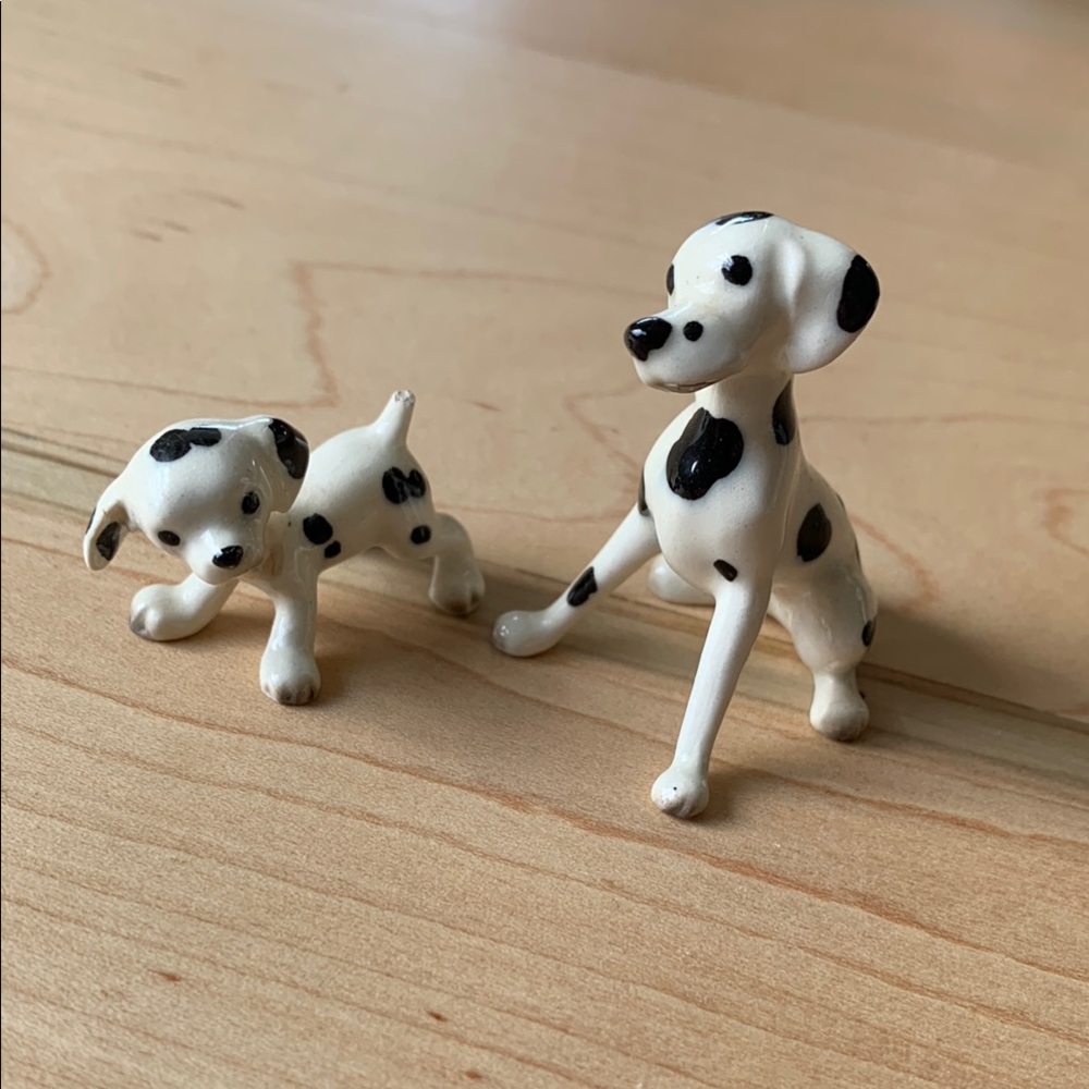 Dalmatian Dog porcelain figurines